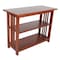 Alaterre Furniture Mission Under Window Bookshelf, Cherry AMIA1460 - alternate 1